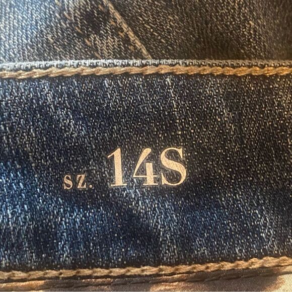 White House Black Market The Slim Ankle Denim Jeans Size 14 S - Picture 4 of 13